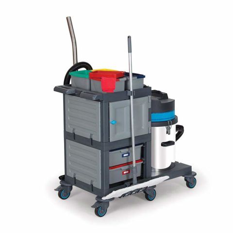 Fantom Procart Vac 902 Combined Cleaning Trolley