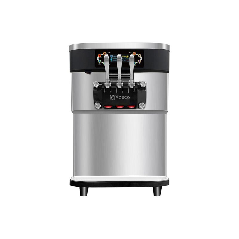 Vosco VBT-32T PRO 3 Kollu Soft Dondurma Makinesi, 32 Litre