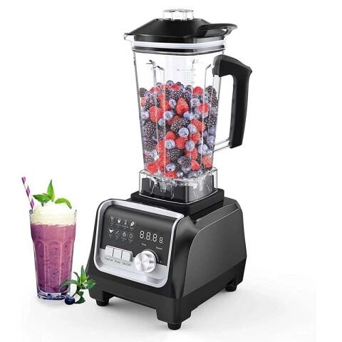 Vosco VHS-206C Pro Dijital Buz Kırıcı Bar Blender, 2 Litre, 1600 W, Siyah