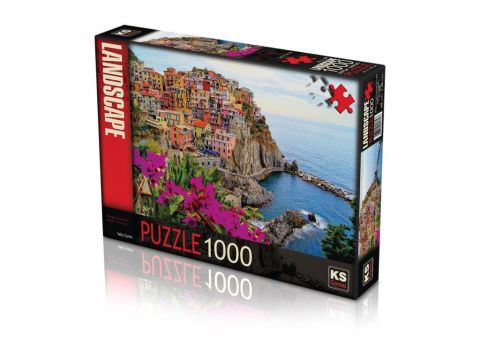 Ks Games Puzzle Village Of Manarola 1000 Parça Puzzle KS-16093