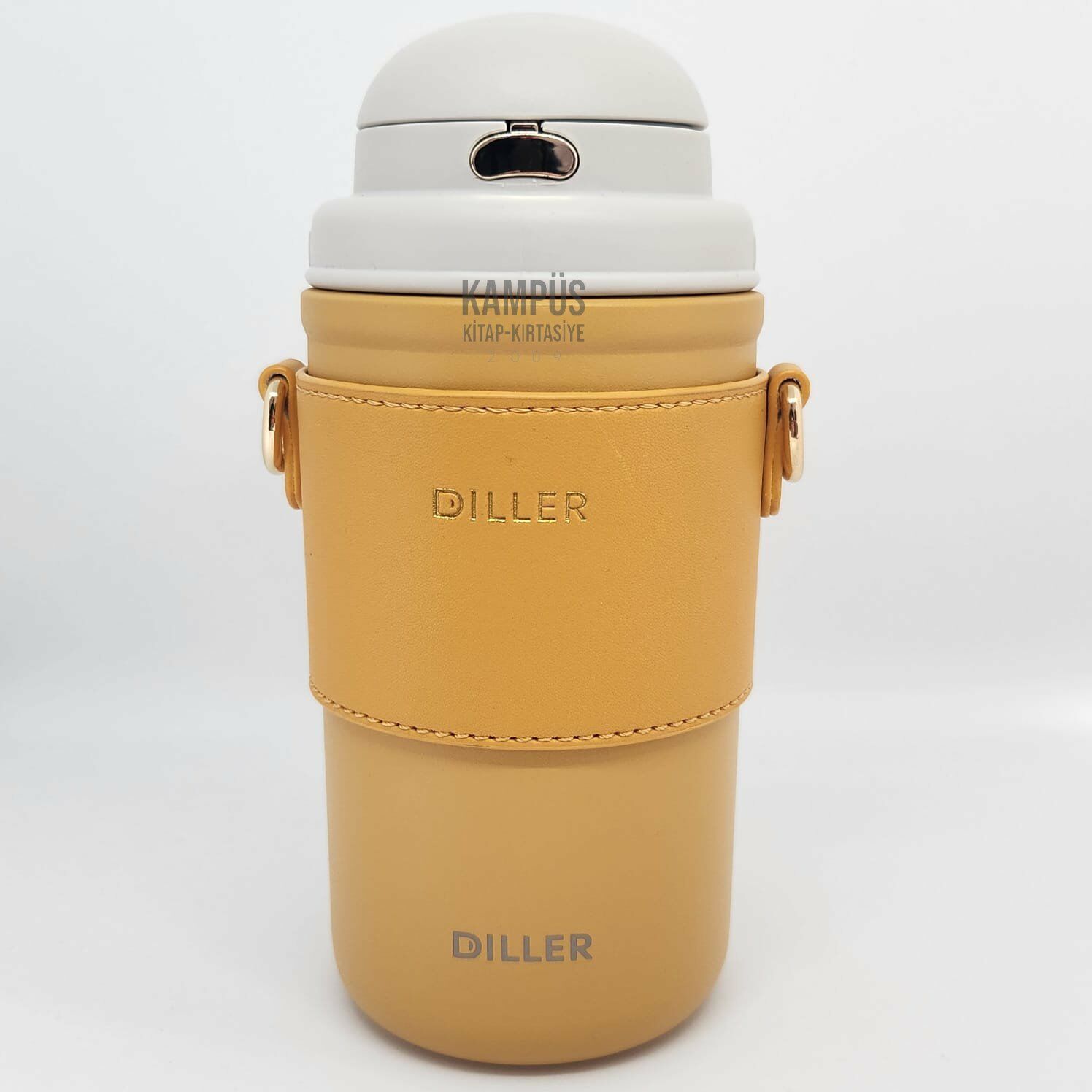 Diller 8990 580ml Turuncu Taşıma Askılı Yeni Seri Termos