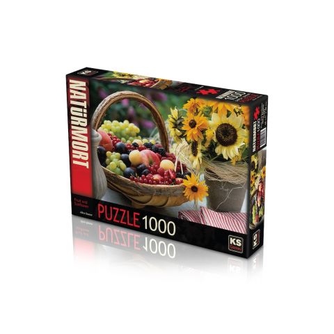 Ks Games 11227 Puzzle 1000 Parça Fruit and Sunflower