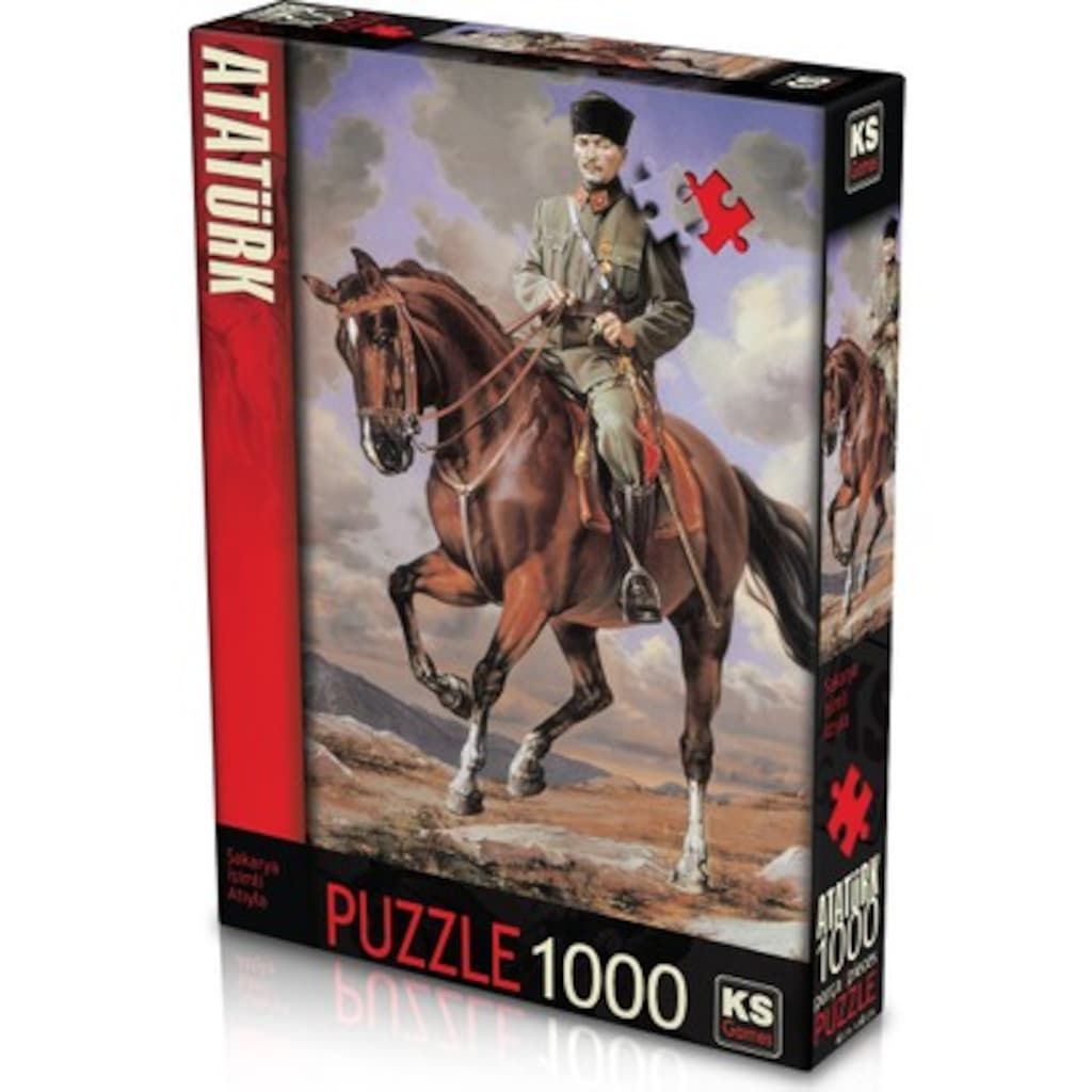 puzzle KS Games Puzzle Atatürk Sakarya İsimli Atıyla 1000 parça