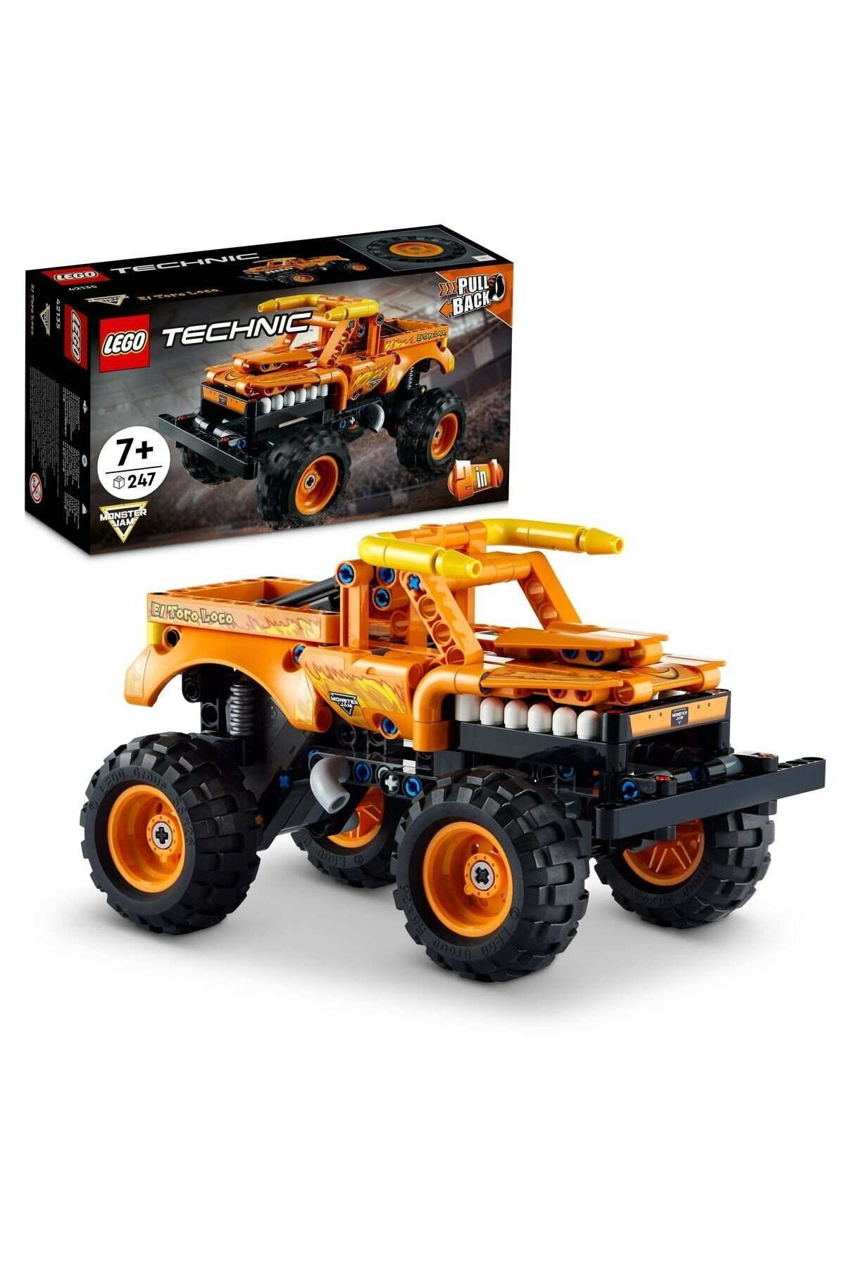 Technic Monster Jam El Toro Loco 42135 Model Yapım Seti (247 Parça)