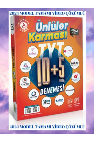 Ünlüler Karması 2024 Tyt 10+5 Deneme