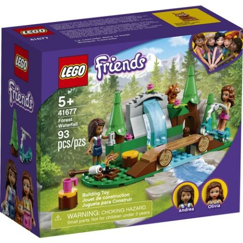 LEGO® Friends Orman Şelalesi 41677 Yapım Seti; Sincap Içerir; Doğa Oyuncaklarını Seven Çocuklar İçin Harika Bir Hediye (93 Parça)