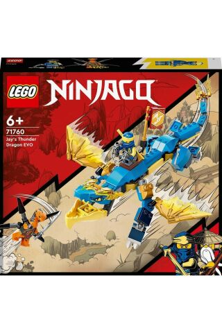 ® NINJAGO® Jay’in Gök Gürültüsü Ejderhası EVO 71760 - 6 Yaş ve Üzeri için Yapım Seti (140 Parça)