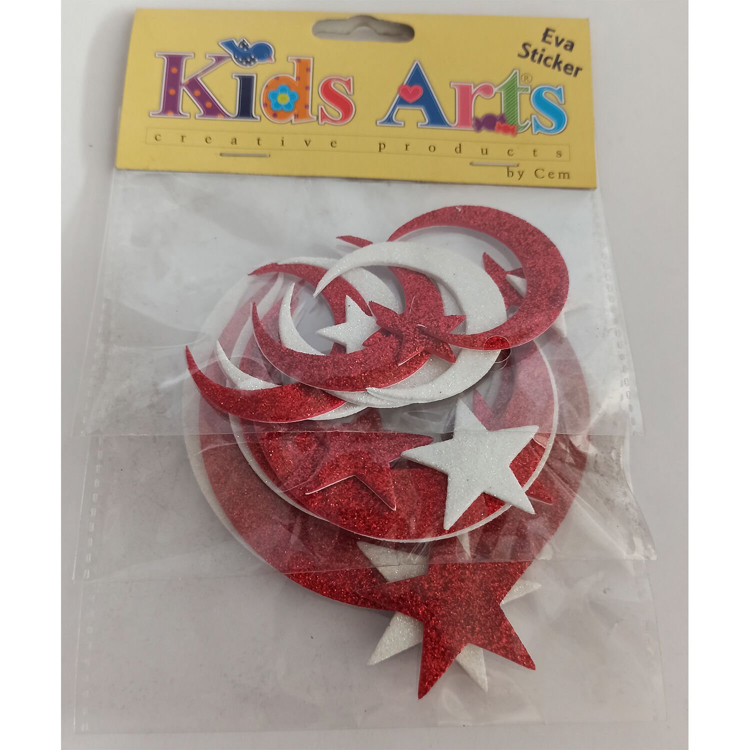 Kids Arts Eva Sticker Ay Yıldız