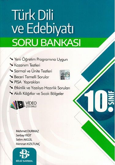 Bilgi Sarmal 10. Sınıf Türk Dili ve Edebiyatı Soru Bankası