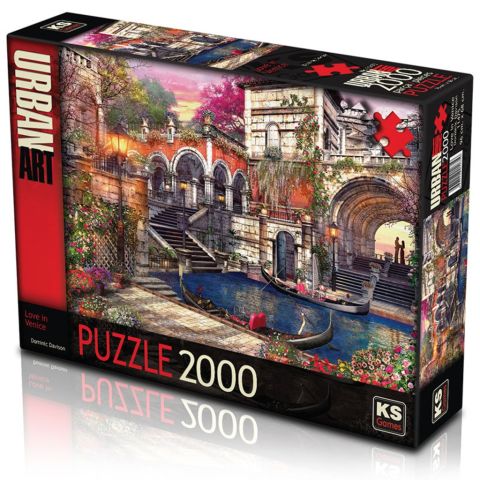 KS Games Puzzle 2000 Parça 96x68 Cm Love in Venice