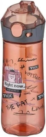 Vagonlife TKK T-1008 Pink 500ml Desenli Su Matarası