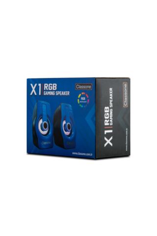X1 Blue Rgb Gamıng Hoparlör-mavi