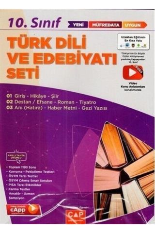 10. Sınıf Türk Dili Ve Edebiyatı Anadolu Seti 2022