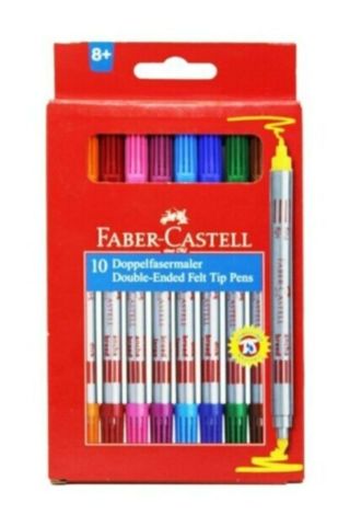 Faber - Castell Çift Taraflı Keçeli K. 10 R.