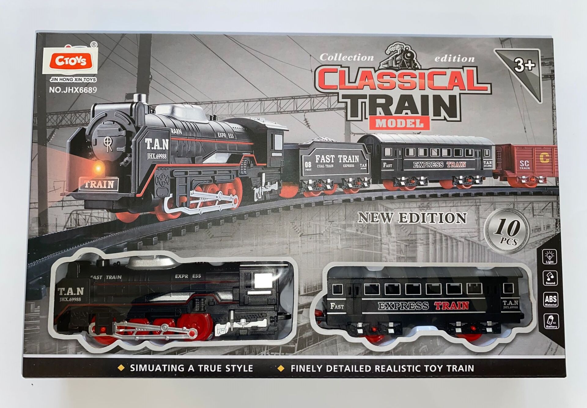 CTOYS Tren Seti 10 Parça  JHX6689