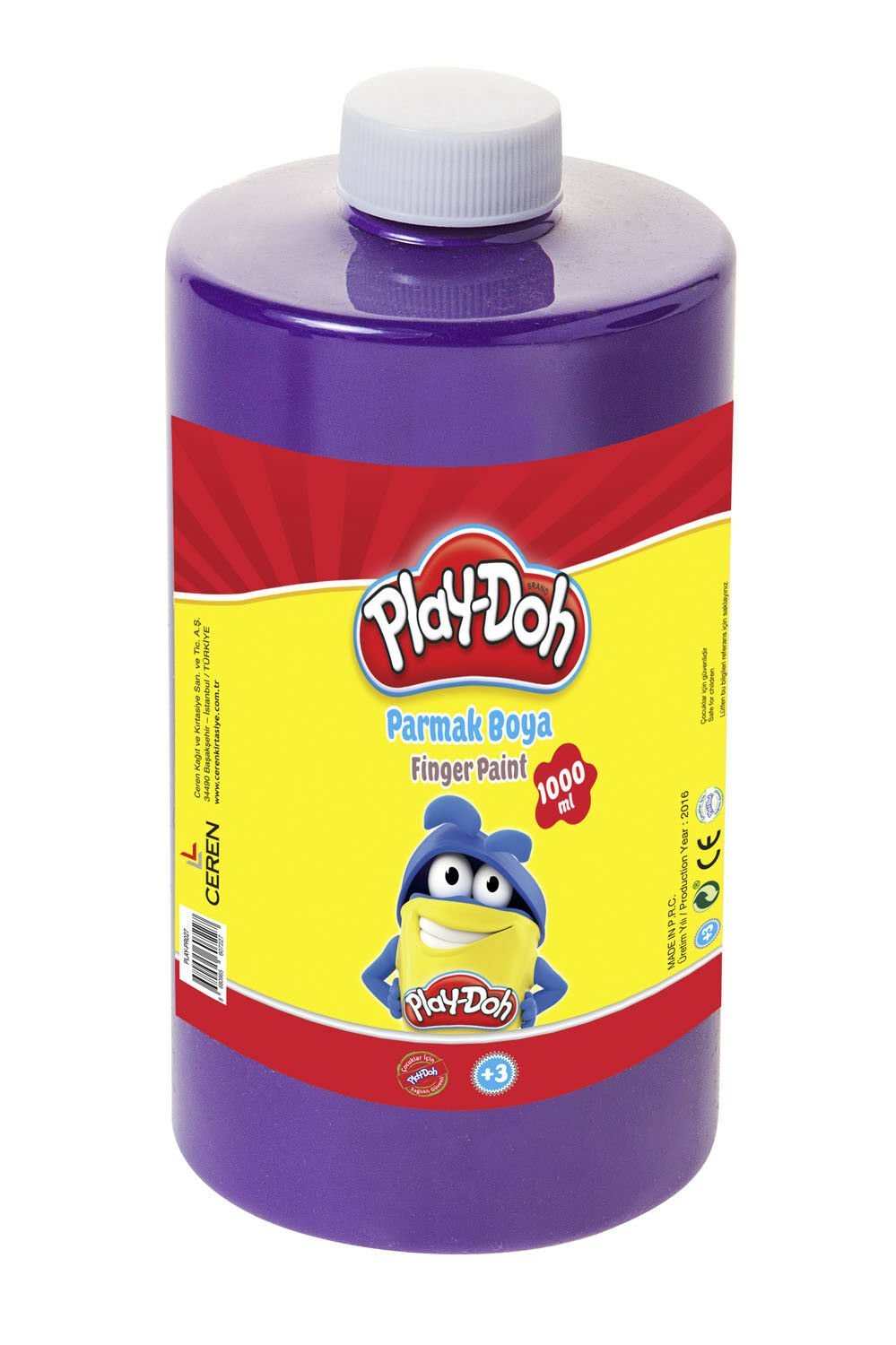 Play-Doh Parmak Boyası 1000ml Mor PR027