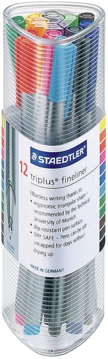 Staedler Trıplus Fineliner 0.3mm 12´li Kutuda
