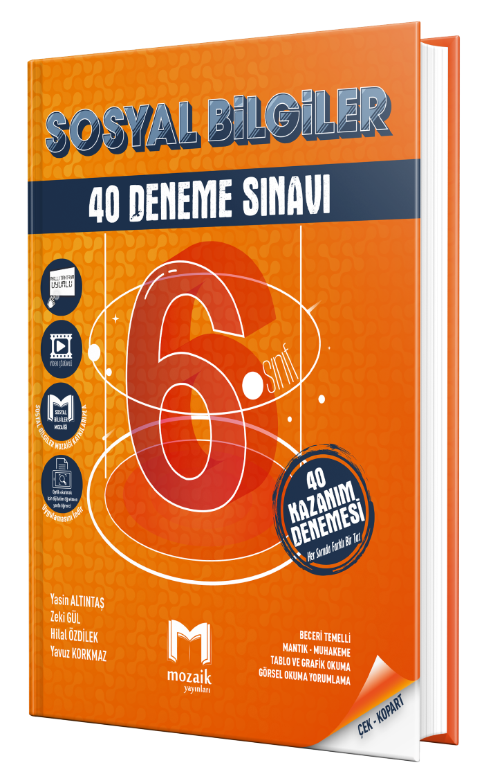 6.SINIF MOZAİK DENEME 40LI SOSYAL BİLGİ.