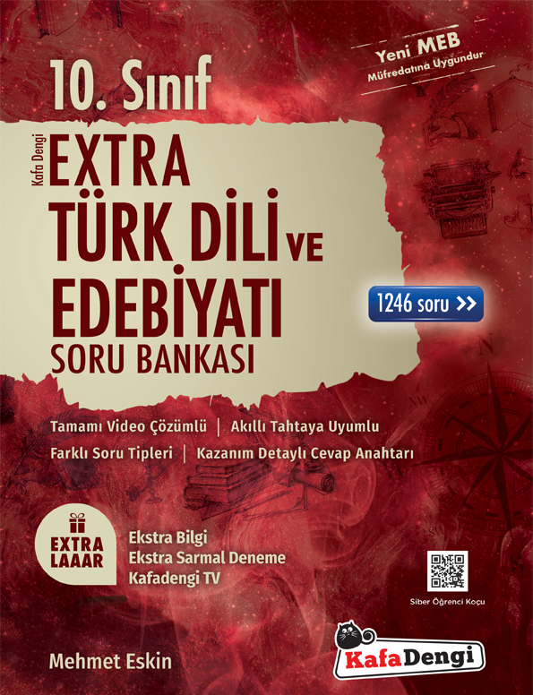Kafa Dengi Yayınları 10. Sınıf Türk Dili ve Edebiyatı Extra Soru Bankası