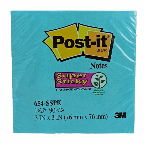 3M Post-It 654-SSPK Not Kağıdı 76x76 mm 90 Yaprak