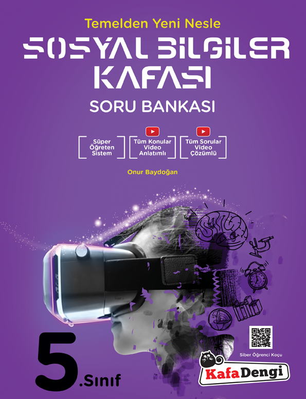 Kafa Dengi Yayınları 5.Sınıf Sosyal Bilgiler Kafası Soru Bankası