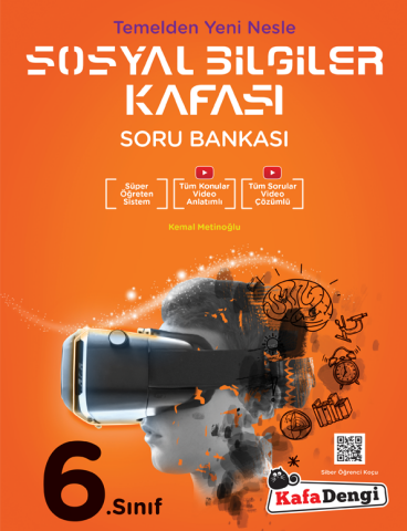 Kafa Dengi Yayınları 6.Sınıf Sosyal Bilgiler Kafası Soru Bankası