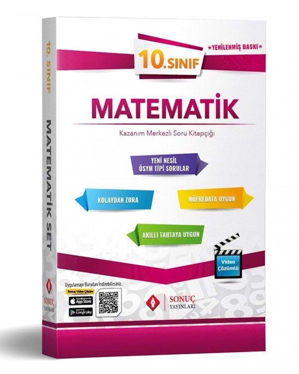 Sonuç Yayınları 10. Sınıf Matematik Modüler Set Soru Bankası