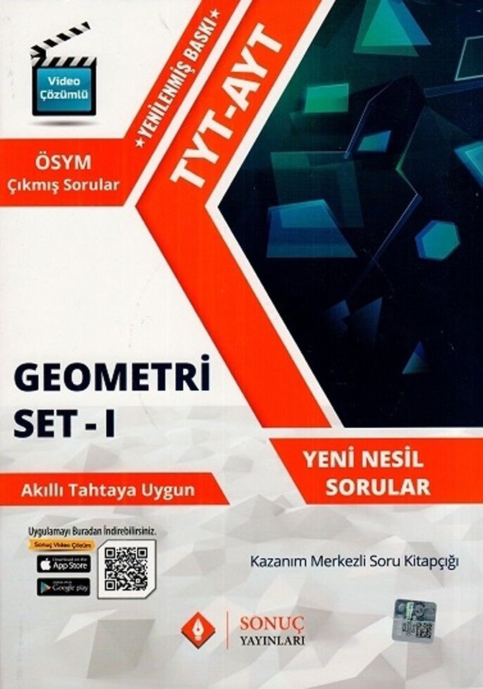 Sonuç Yayınları TYT AYT Geometri Seti 1 2022