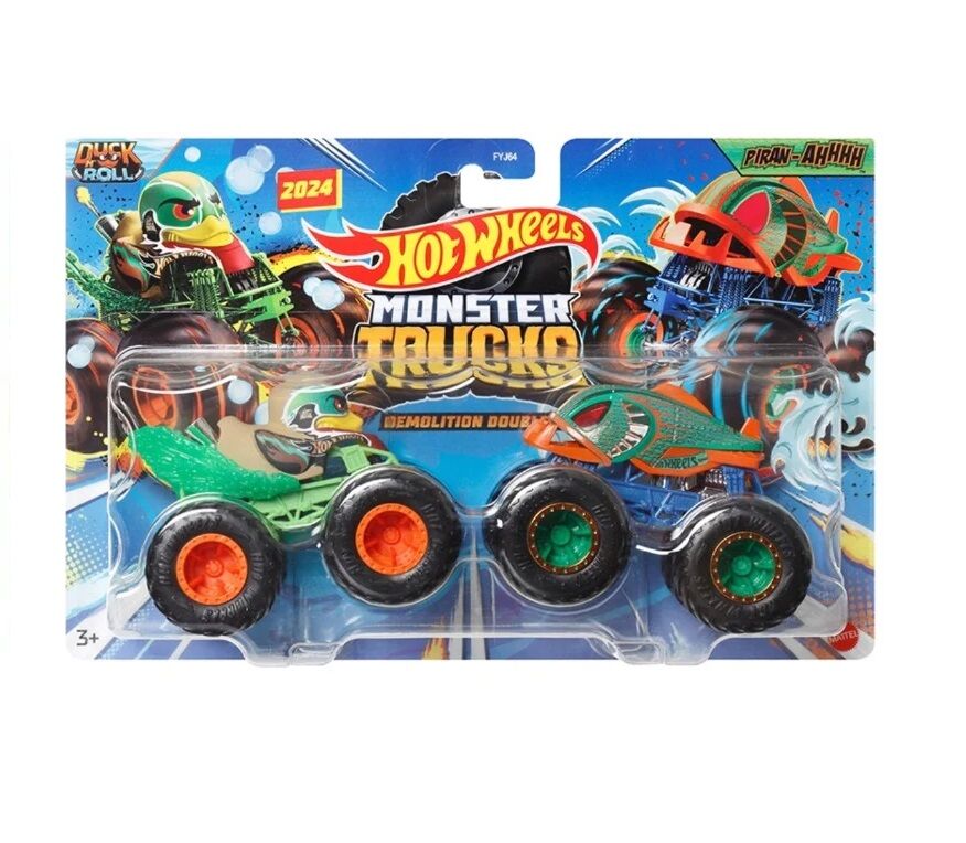 Hot Wheels Monster Trucks Güçlü İkili 1:64 Arabalar Fyj64