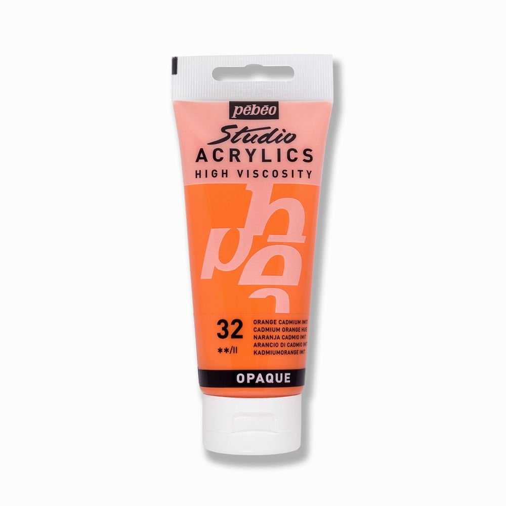 Pebeo Acrylic Studio 100 Ml 32 Cadmium Orange