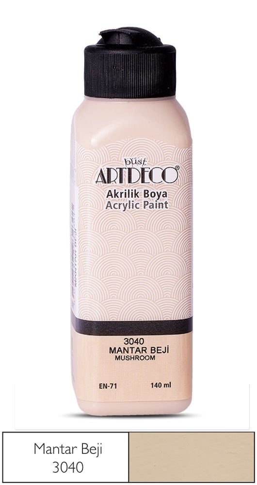 Artdeco Akrilik Boya 140ml Mantar Beji 3040