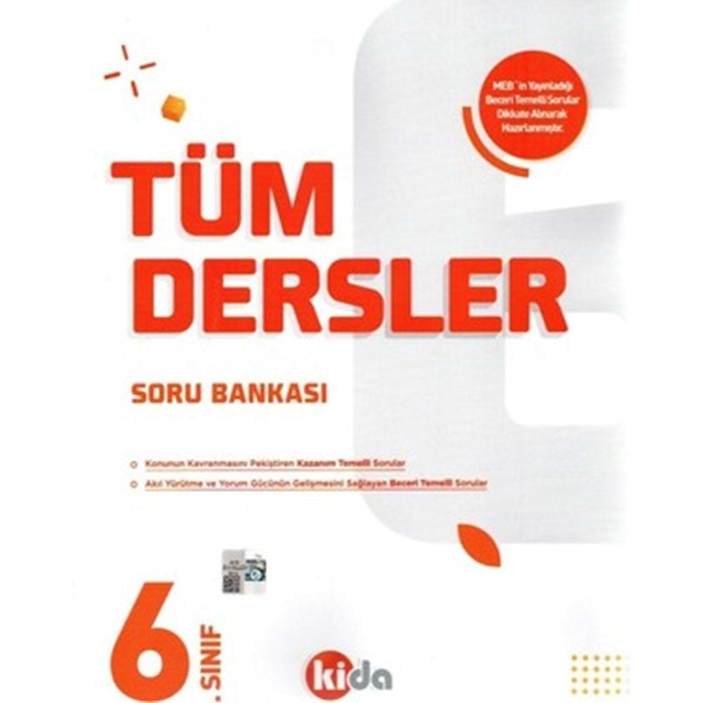 Kida Yayınları 6. Sınıf Tüm Dersler Soru Bankası