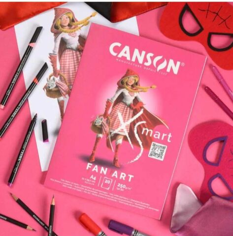 Canson XSMART FAN ART A4 250G 20 Sayfa Çizim Defteri