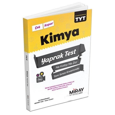 Miray Yayınları TYT Kimya Yaprak Test