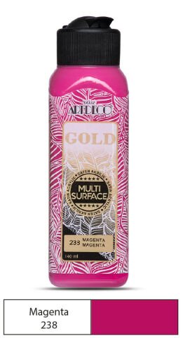 Artdeco Gold Multi-Surface Akrilik Boya 140ml Magenta 238