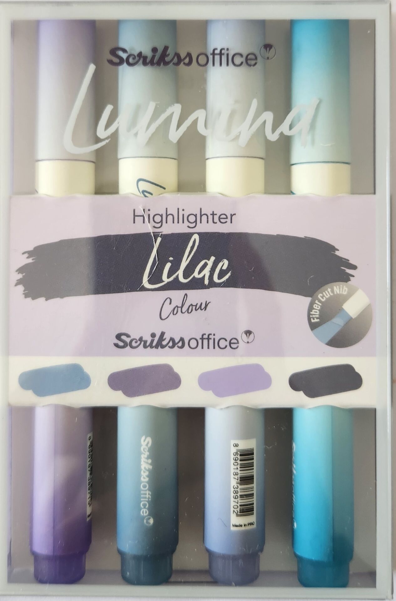 Scrikss Lumina Lilac Fosforlu Kalem 4'lü Set