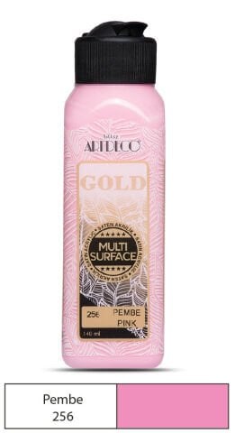 Artdeco Gold Multi-Surface Akrilik Boya 140ml Pembe 256