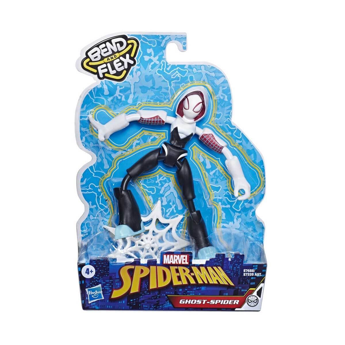Hasbo Spiderman Bend Flex Ghost-Spider Figür E768