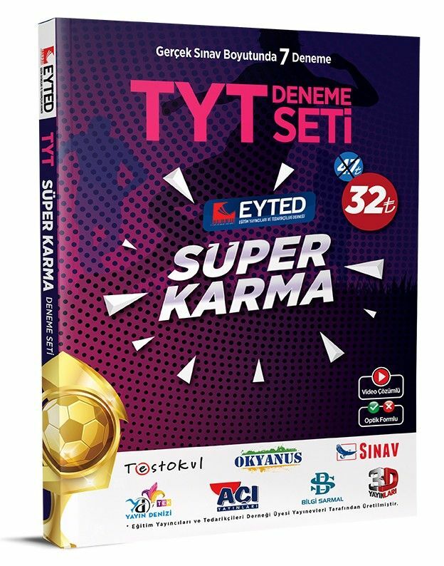 Okyanus Yayıncılık TYT Süper Karma 7 li Deneme Seti