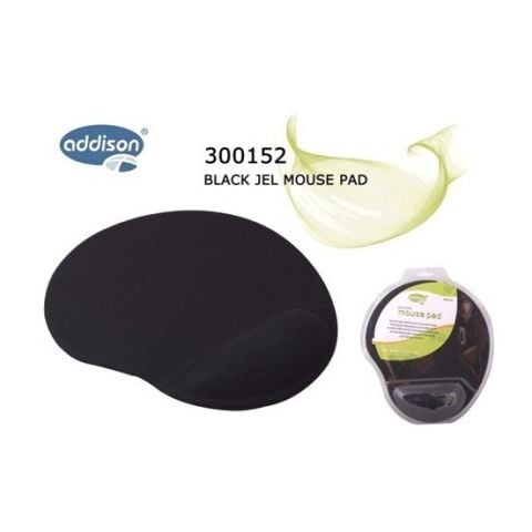 Addıson 300152 Siyah Bileklikli Mouse Pad