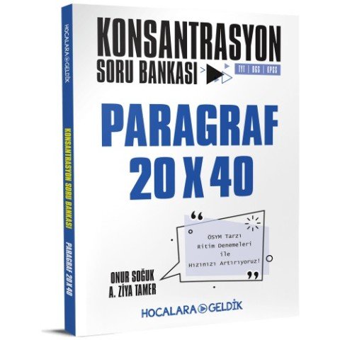 Hocalara Geldik Konsantrasyon Paragraf S.B.