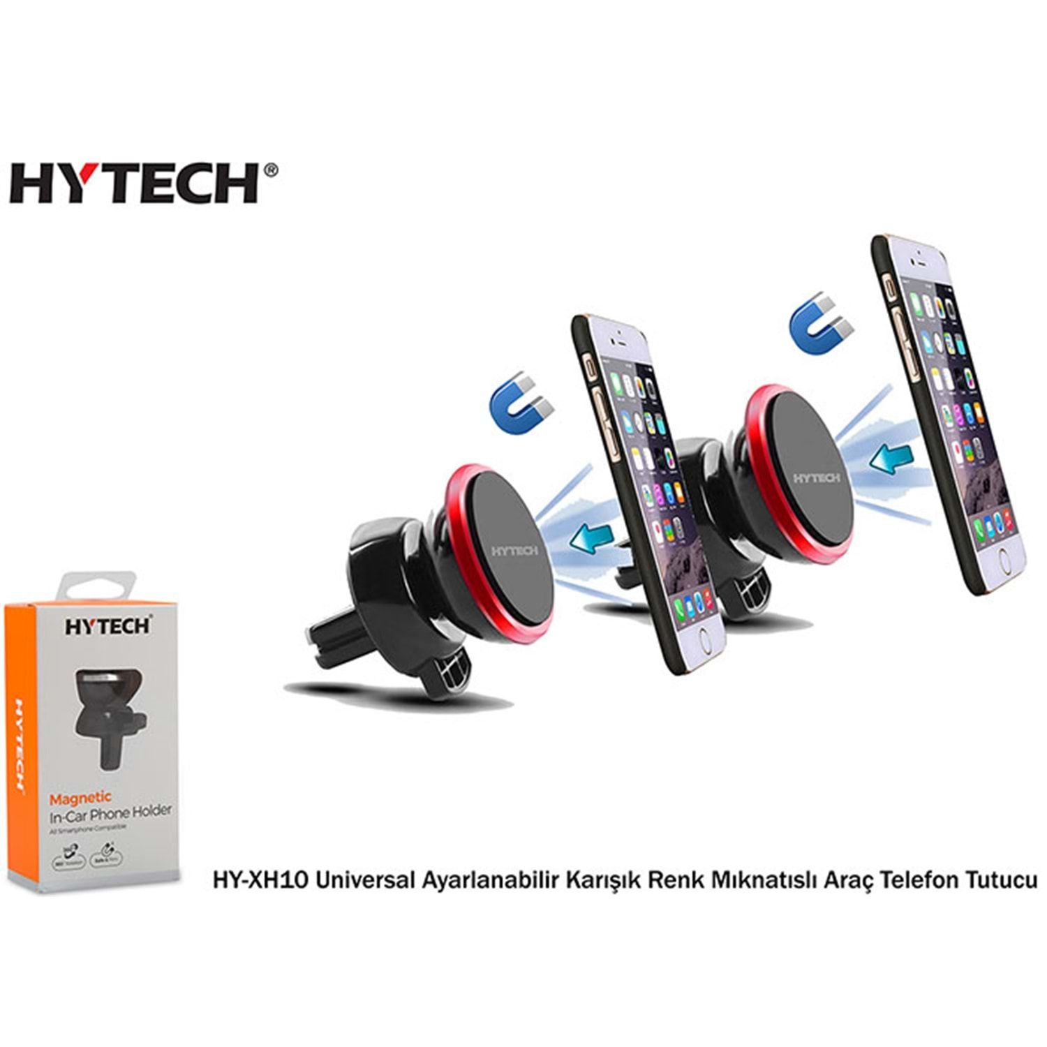 Hytech Magnetic HY-XH10 Universal Ayarlanabilir Mıknatıslı Araç Telefon Tutucu