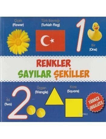 Parıltı Yayınları Renkler - Sayılar - Şekiller (Türkçe - İngilizce)