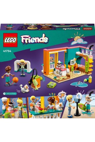 ® Friends Leo'nun Odası 41754 - 6 Yaş ve Üzeri Çocuklar İçin Oyuncak Yapım Seti (203 Parça)