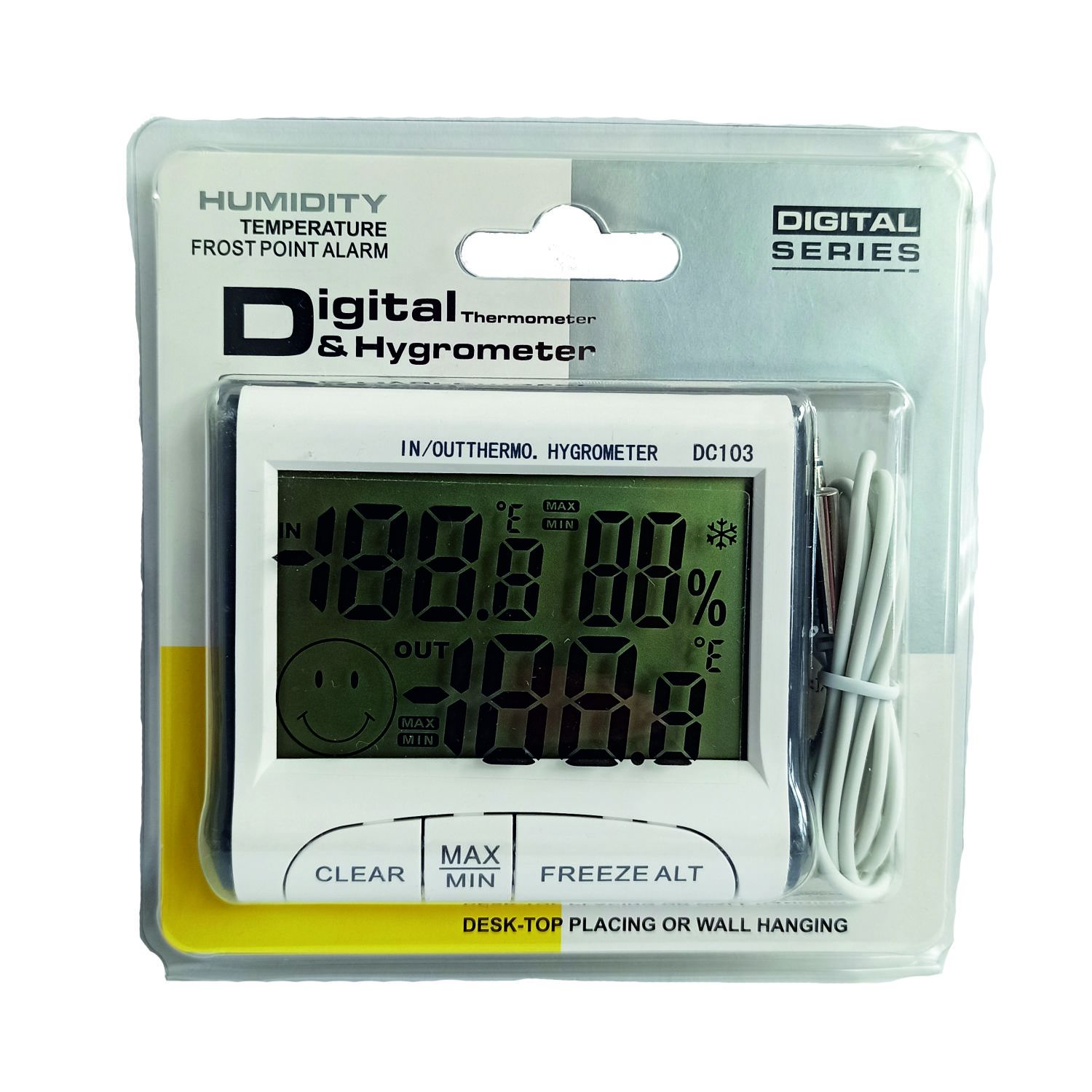 Esmay Digital Hygrometer Nem Ölçer Termometre