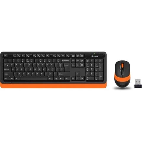 A4-Tech FG1010 USB Kablosuz Multimedia Klavye + Mouse Set Turuncu (FG1010 Q ORANGE)