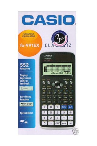 Fx-991ex 552 Fonksiyon Bilimsel Hesap Makinesi