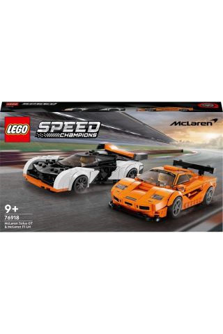 ® Speed Champions McLaren Solus GT ve McLaren F1 LM 76918 - Araba Yapım Seti (581 Parça)