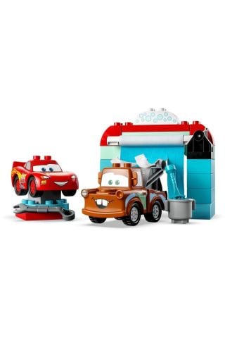 ® DUPLO® | Disney Pixar Arabalar Şimşek McQueen ve Mater'in Oto Yıkama Eğlencesi 10996(29 Parça)