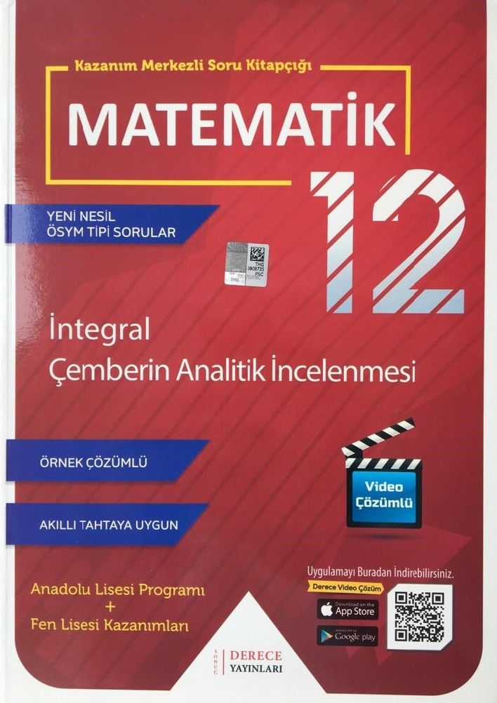 Sonuç Derece Yayınları 12.Sınıf İntegral Çemberin Analitik İncelenmesi